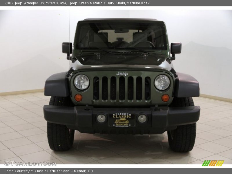 Jeep Green Metallic / Dark Khaki/Medium Khaki 2007 Jeep Wrangler Unlimited X 4x4