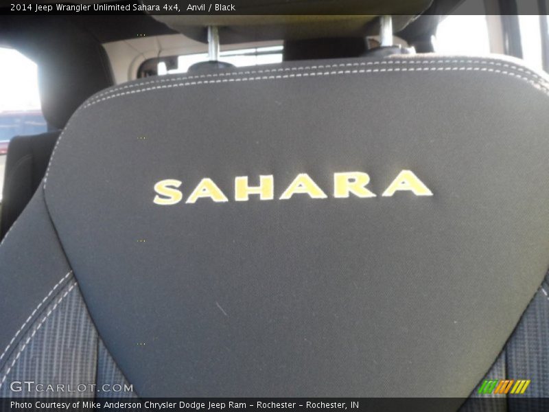 Anvil / Black 2014 Jeep Wrangler Unlimited Sahara 4x4