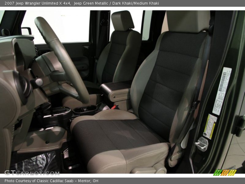 Jeep Green Metallic / Dark Khaki/Medium Khaki 2007 Jeep Wrangler Unlimited X 4x4