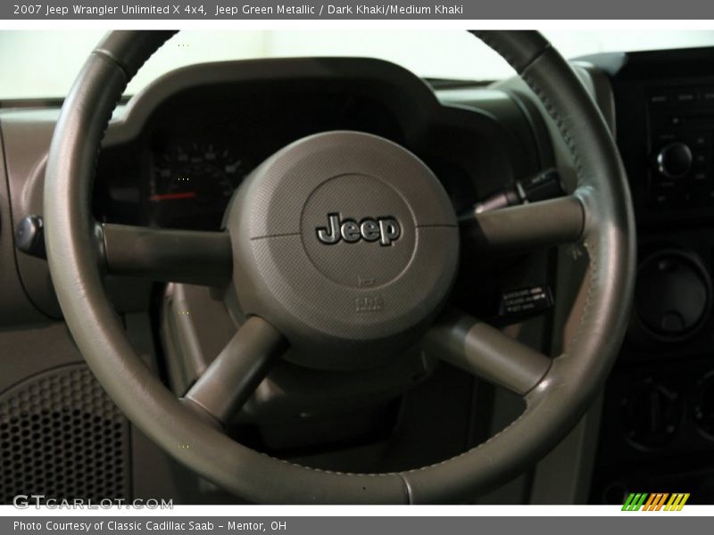 Jeep Green Metallic / Dark Khaki/Medium Khaki 2007 Jeep Wrangler Unlimited X 4x4