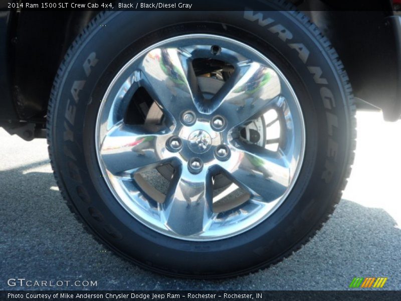 Black / Black/Diesel Gray 2014 Ram 1500 SLT Crew Cab 4x4