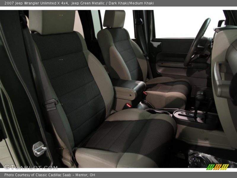Jeep Green Metallic / Dark Khaki/Medium Khaki 2007 Jeep Wrangler Unlimited X 4x4
