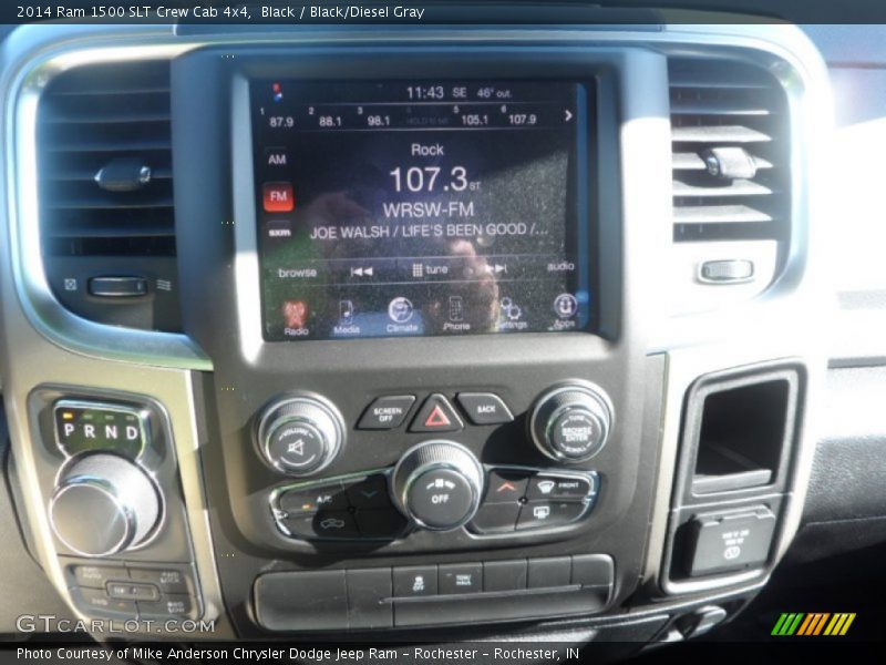 Black / Black/Diesel Gray 2014 Ram 1500 SLT Crew Cab 4x4
