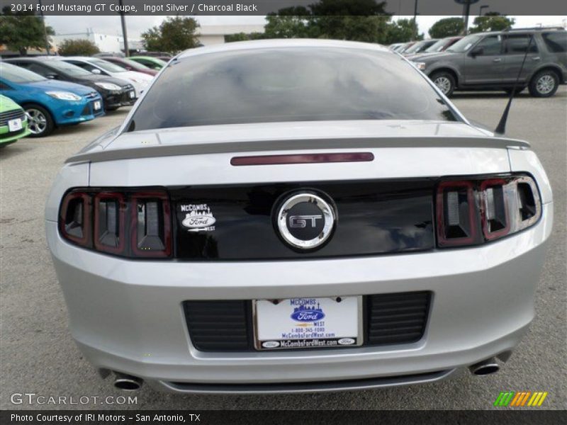 Ingot Silver / Charcoal Black 2014 Ford Mustang GT Coupe
