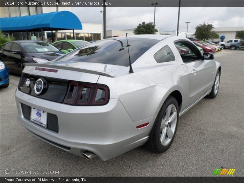 Ingot Silver / Charcoal Black 2014 Ford Mustang GT Coupe