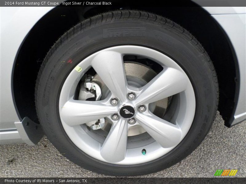 Ingot Silver / Charcoal Black 2014 Ford Mustang GT Coupe