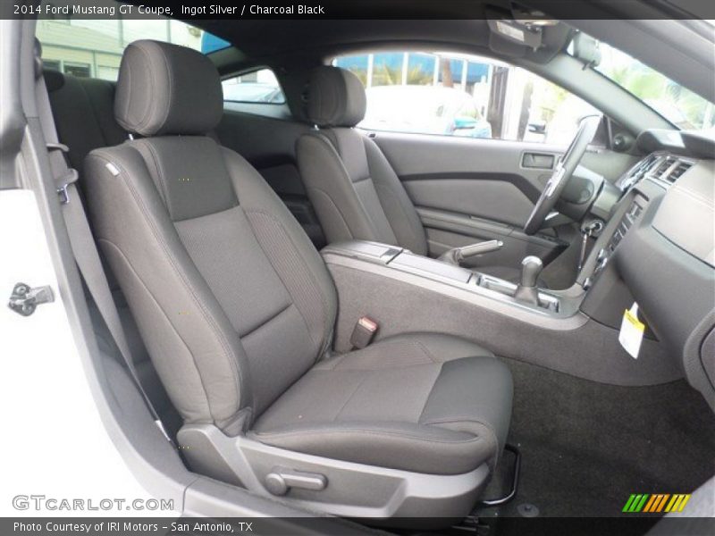Ingot Silver / Charcoal Black 2014 Ford Mustang GT Coupe