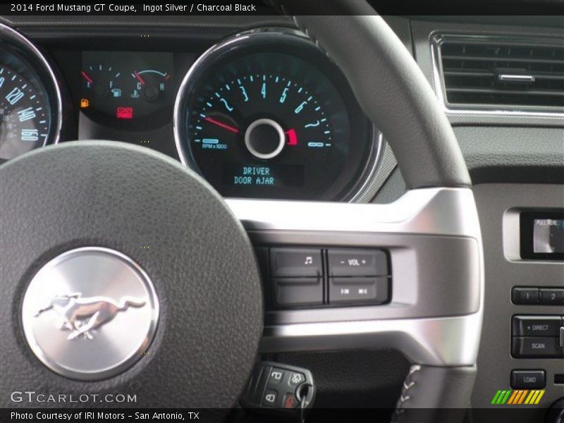 Ingot Silver / Charcoal Black 2014 Ford Mustang GT Coupe