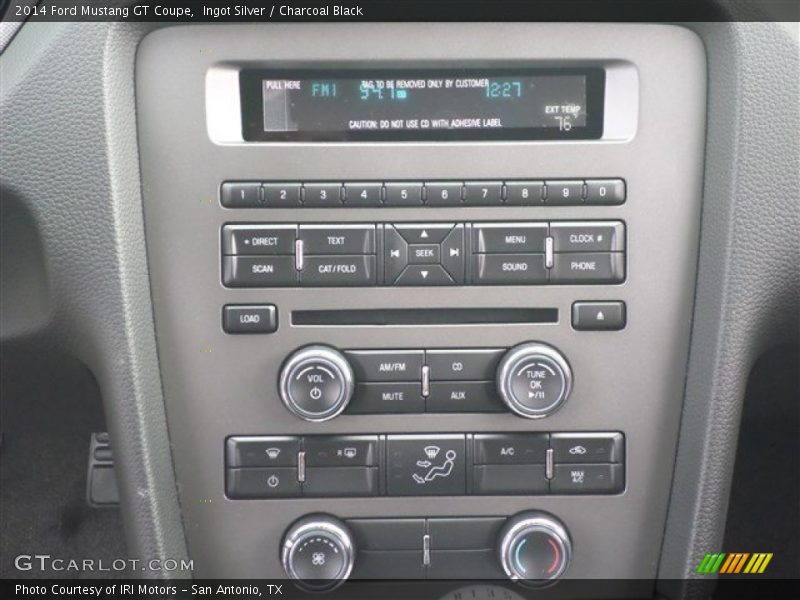 Ingot Silver / Charcoal Black 2014 Ford Mustang GT Coupe