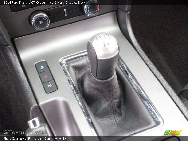 Ingot Silver / Charcoal Black 2014 Ford Mustang GT Coupe