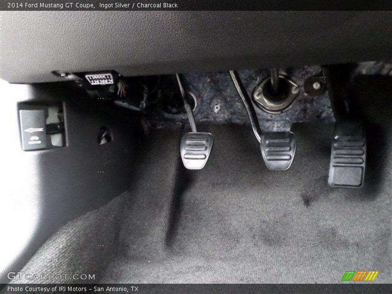 Ingot Silver / Charcoal Black 2014 Ford Mustang GT Coupe