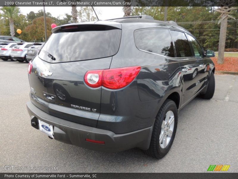Cyber Gray Metallic / Cashmere/Dark Gray 2009 Chevrolet Traverse LT
