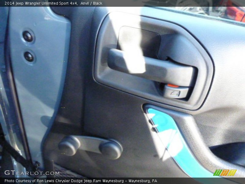 Anvil / Black 2014 Jeep Wrangler Unlimited Sport 4x4