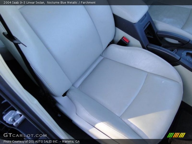 Nocturne Blue Metallic / Parchment 2004 Saab 9-3 Linear Sedan