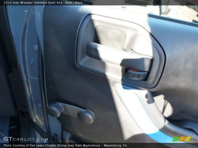 Anvil / Black 2014 Jeep Wrangler Unlimited Sport 4x4