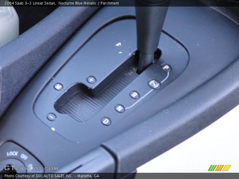 Nocturne Blue Metallic / Parchment 2004 Saab 9-3 Linear Sedan