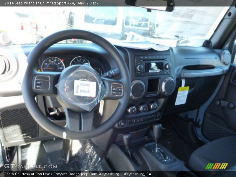 Anvil / Black 2014 Jeep Wrangler Unlimited Sport 4x4