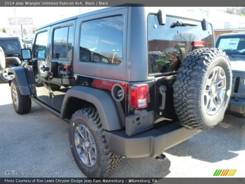 Black / Black 2014 Jeep Wrangler Unlimited Rubicon 4x4