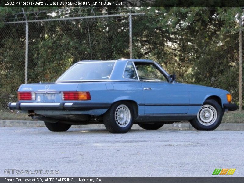 China Blue / Blue 1982 Mercedes-Benz SL Class 380 SL Roadster