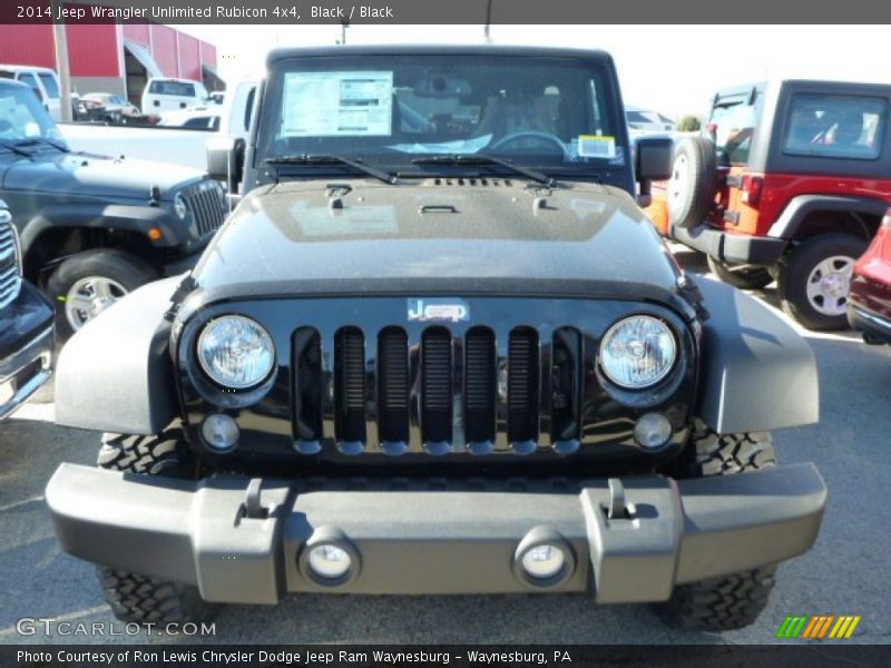 Black / Black 2014 Jeep Wrangler Unlimited Rubicon 4x4
