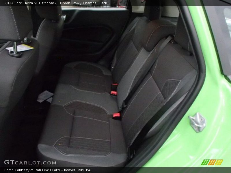 Green Envy / Charcoal Black 2014 Ford Fiesta SE Hatchback