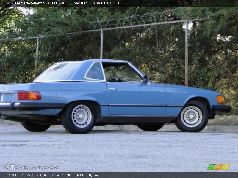 China Blue / Blue 1982 Mercedes-Benz SL Class 380 SL Roadster