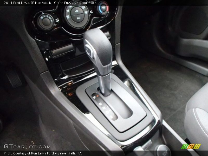 Green Envy / Charcoal Black 2014 Ford Fiesta SE Hatchback