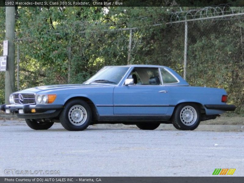  1982 SL Class 380 SL Roadster China Blue