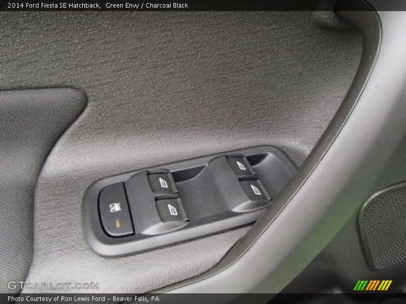 Green Envy / Charcoal Black 2014 Ford Fiesta SE Hatchback