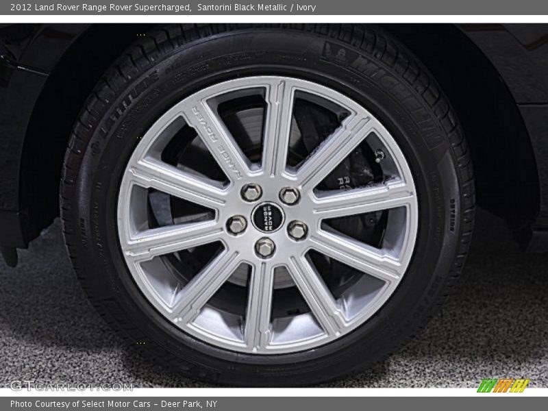 Santorini Black Metallic / Ivory 2012 Land Rover Range Rover Supercharged