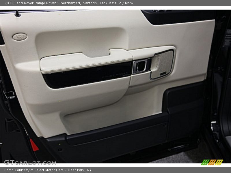 Santorini Black Metallic / Ivory 2012 Land Rover Range Rover Supercharged