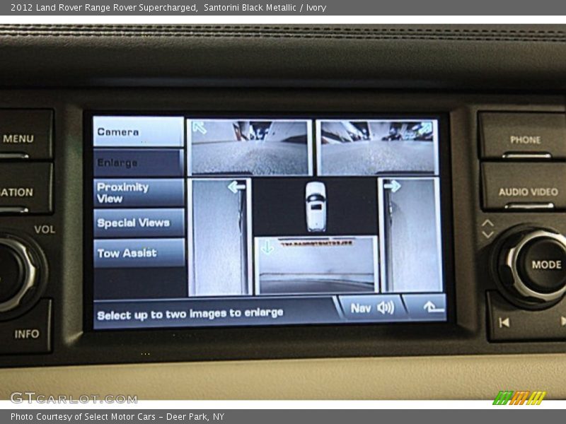 Santorini Black Metallic / Ivory 2012 Land Rover Range Rover Supercharged