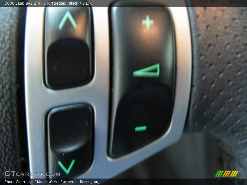 Black / Black 2008 Saab 9-3 2.0T Sport Sedan