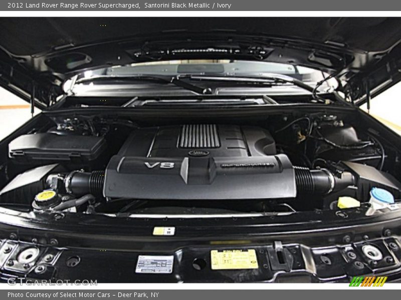 Santorini Black Metallic / Ivory 2012 Land Rover Range Rover Supercharged