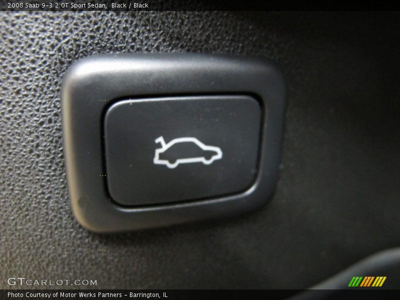 Black / Black 2008 Saab 9-3 2.0T Sport Sedan