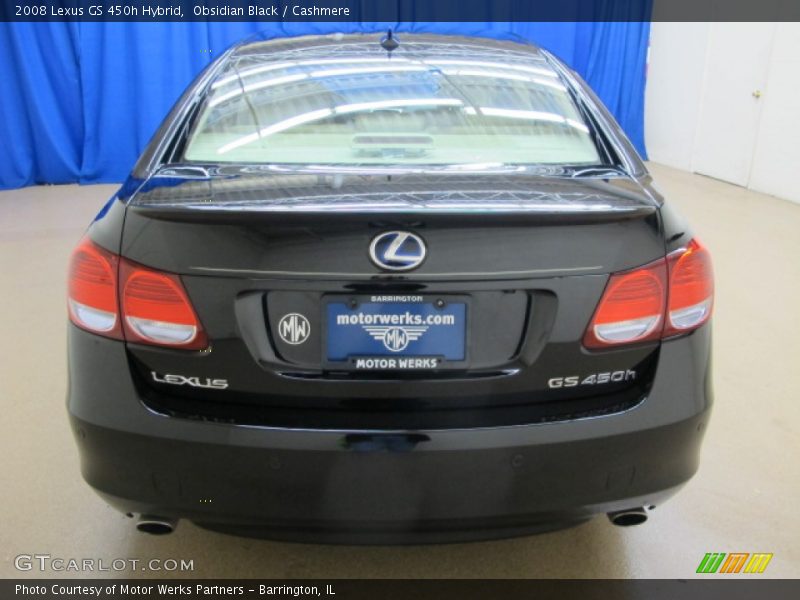 Obsidian Black / Cashmere 2008 Lexus GS 450h Hybrid