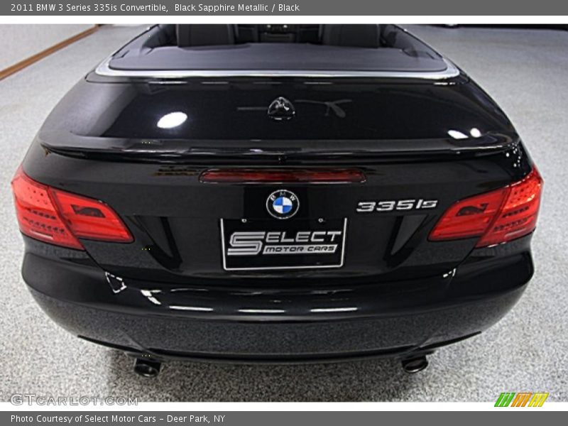 Black Sapphire Metallic / Black 2011 BMW 3 Series 335is Convertible