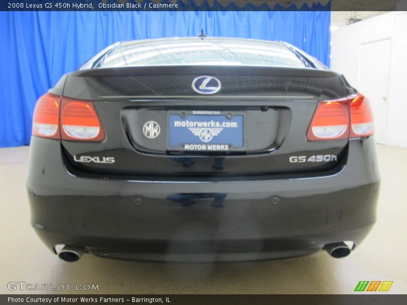 Obsidian Black / Cashmere 2008 Lexus GS 450h Hybrid