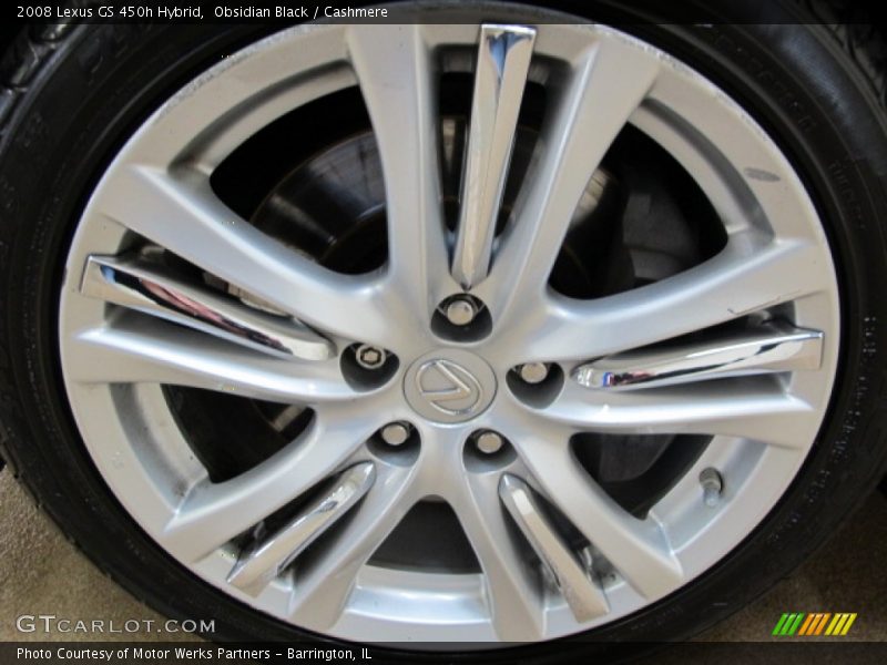 Obsidian Black / Cashmere 2008 Lexus GS 450h Hybrid