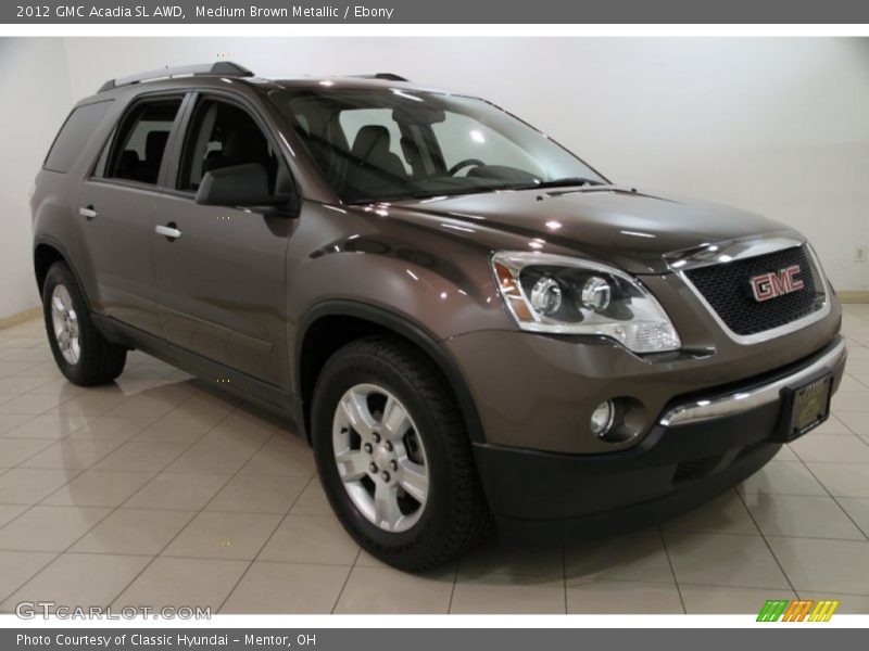 Medium Brown Metallic / Ebony 2012 GMC Acadia SL AWD