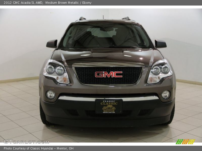 Medium Brown Metallic / Ebony 2012 GMC Acadia SL AWD