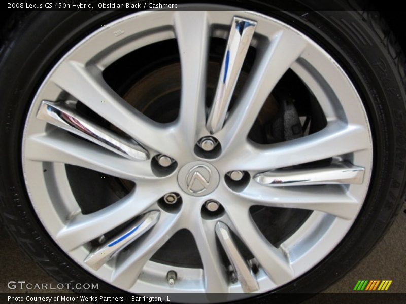 Obsidian Black / Cashmere 2008 Lexus GS 450h Hybrid