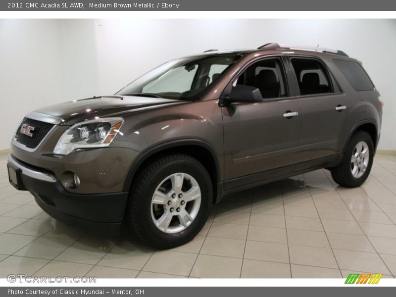 Medium Brown Metallic / Ebony 2012 GMC Acadia SL AWD