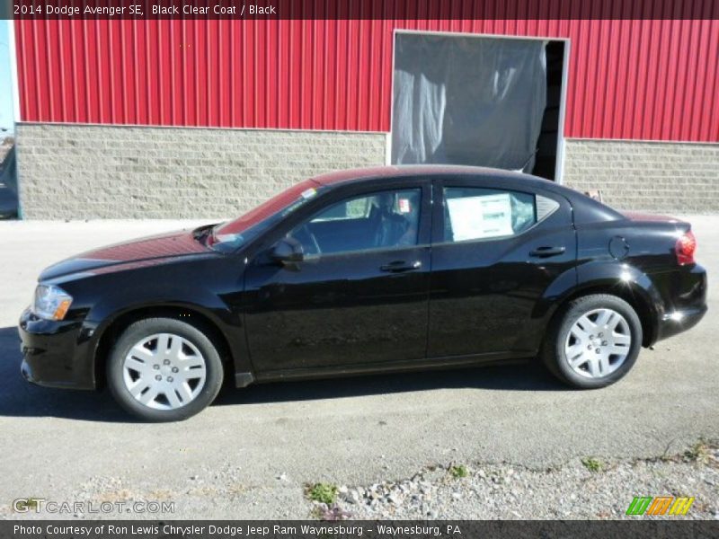 Black Clear Coat / Black 2014 Dodge Avenger SE
