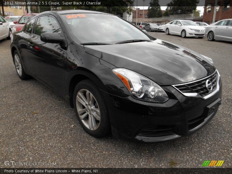 Super Black / Charcoal 2012 Nissan Altima 2.5 S Coupe