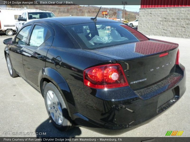 Black Clear Coat / Black 2014 Dodge Avenger SE