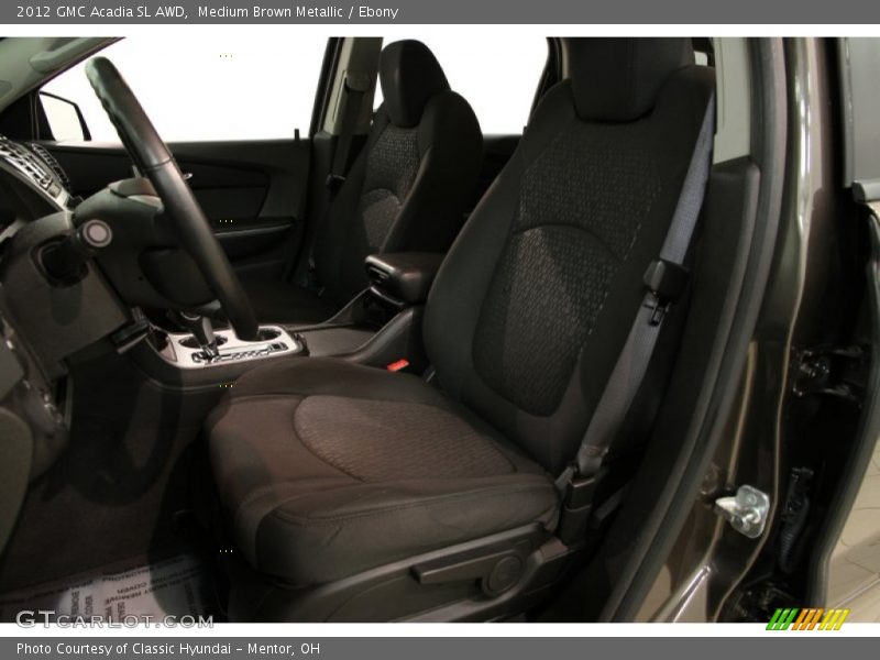 Medium Brown Metallic / Ebony 2012 GMC Acadia SL AWD