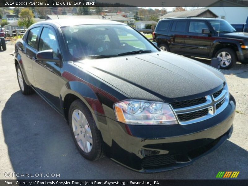 Black Clear Coat / Black 2014 Dodge Avenger SE