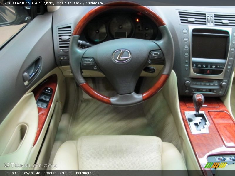 Obsidian Black / Cashmere 2008 Lexus GS 450h Hybrid