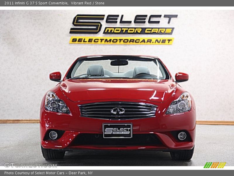 Vibrant Red / Stone 2011 Infiniti G 37 S Sport Convertible